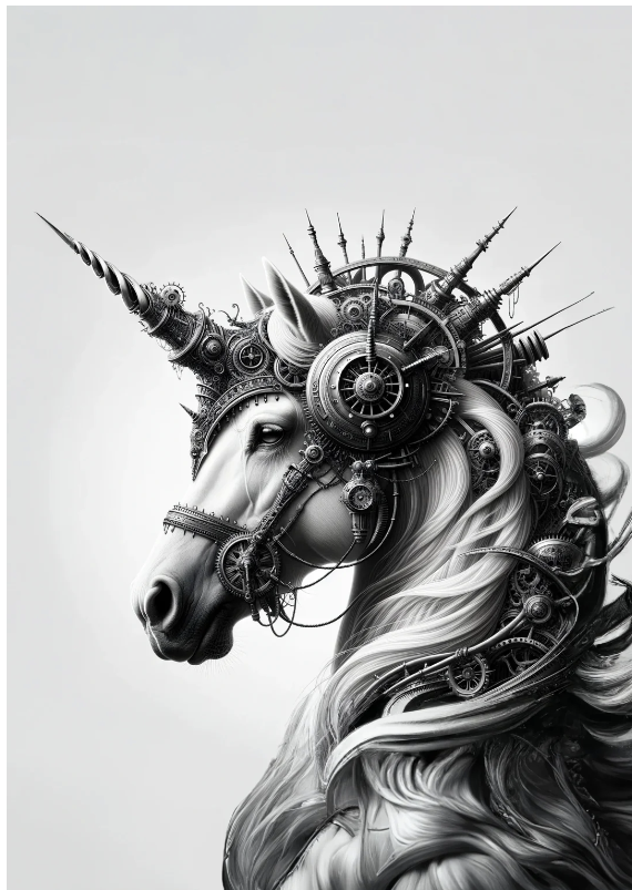 DECOUPAGE MINT - Decoupagepapper - ULYSSES UNICORN