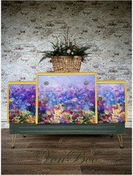 MINT - A1 Decoupagepapper (ca 59x84cm) - FIELD OF MAUVE