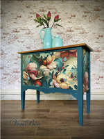 MINT - A1 Decoupagepapper (ca 59x84cm) - WAVE OF FLORALS