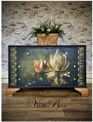 MINT - A1 Decoupagepapper (ca 59x84cm) - WATER LILY