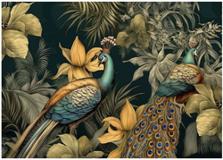 MINT - A1 Decoupagepapper (ca 59x84cm) - A PEACOCK PAIR