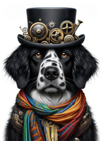 MINT - A1 Decoupagepapper (ca 59x84cm) - DIEGO DOG