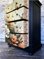 MINT - A1 Decoupagepapper (ca 59x84cm) - PEACH OASIS