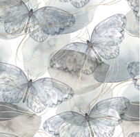MINT - Tissue Decoupagepapper - 3st 35x35cm - BUTTERFLIES