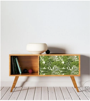 MINT - Tissue Decoupagepapper - 3st 35x35cm - GREEN LEAVES