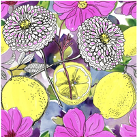 MINT - Tissue Decoupagepapper - 3st 35x35cm - LEMONS