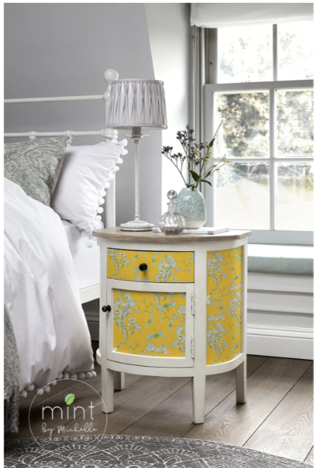 DECOUPAGE - Mint - Tissue Decoupagepapper - YELLOW CHINOISERIE
