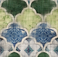 MINT - Tissue Decoupagepapper - 3st 35x35cm - DISTRESSED TILES