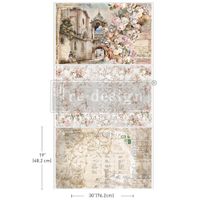Re Design Tissue Paper PACK - Old World Charm - 3st Ark á 48x76cm