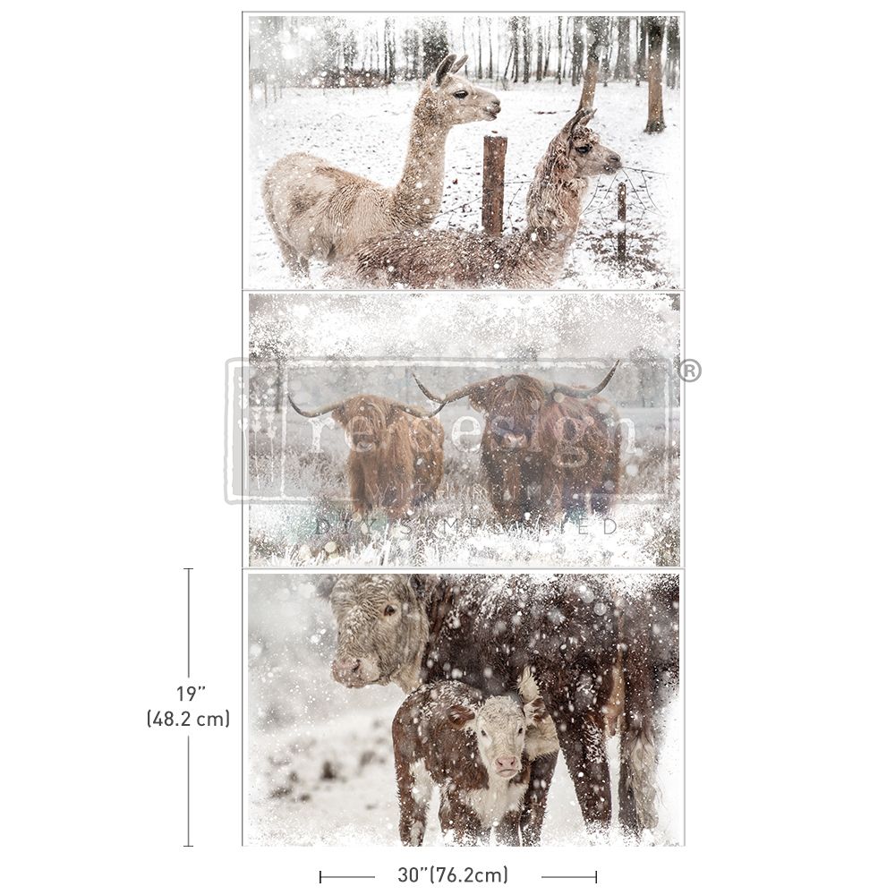 DECOUPAGEPAPPER - Re Design Tissue Paper PACK - Rustic Retreat