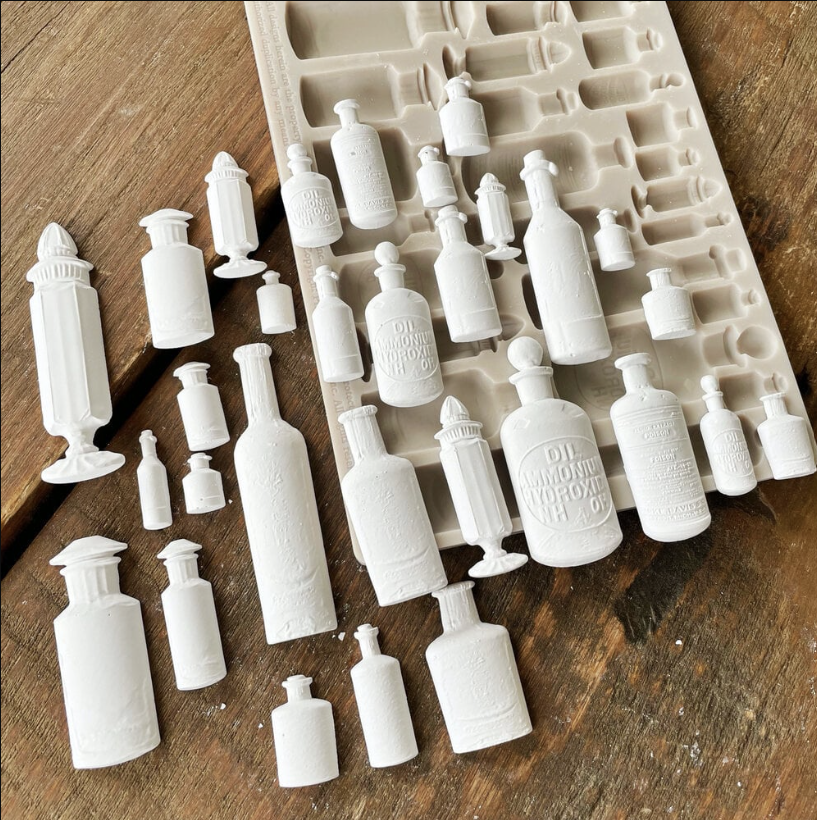 SILIKONFORM -  Imaginarum Mould -  Apothecary Bottles