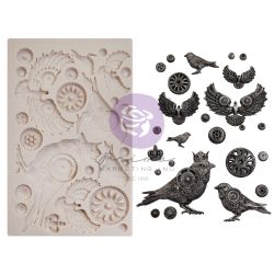 Finnabair - Imaginarum Mould - Silikonform - Clockwork Sparrows