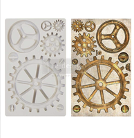 Finnabair - Imaginarum Mould - Silikonform - Large Gears