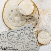 Finnabair - Imaginarum Mould - Silikonform - Large Gears