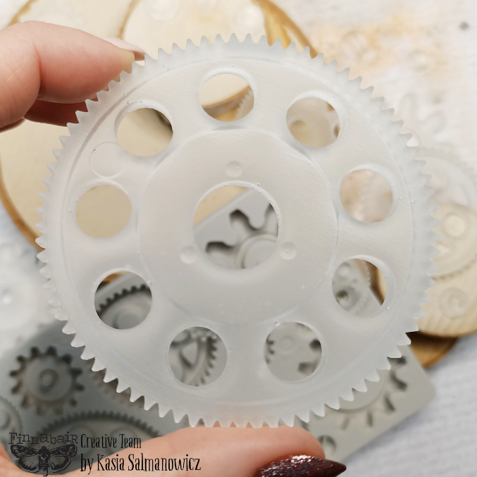 Finnabair - Imaginarum Mould - Silikonform - Large Gears