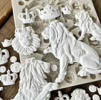 Finnabair - Imaginarum Mould - Silikonform - Regal Lions