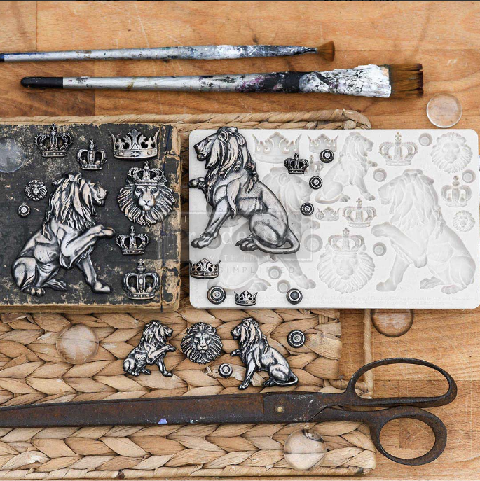 SILIKONFORM - Imaginarum Mould - Regal Lions