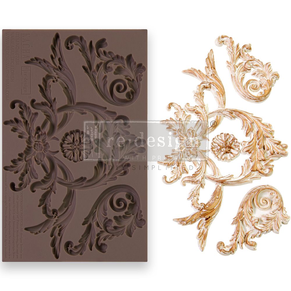 SILIKONFORM - ReDesign Décor Mould - Majestic Flourish