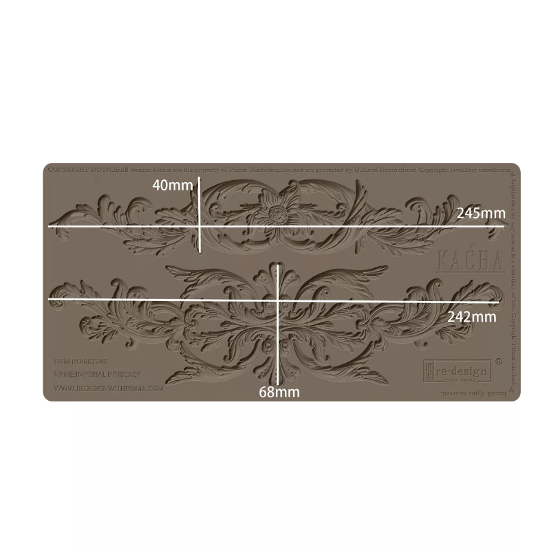 SILIKONFORM - ReDesign Décor Mould - Kacha Imperial Intricacy
