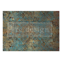 Re Design - A1 Decoupage Fiber Paper - Aged Patina 59x84cm