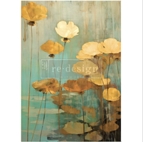 Re Design - A1 Decoupage Fiber Paper - Eternal Lotus 59x84cm