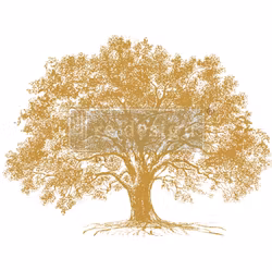 Re Design Décor Transfers® - Kasha - Growth (gold) ca 46x61 cm
