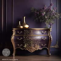 Re Design Décor Transfers® - Kasha - Manor Swirls (gold) ca 46x61 cm