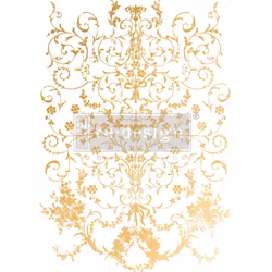 Re Design Décor Transfers® - Kasha - Manor Swirls (gold) ca 46x61 cm