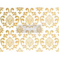 Re Design Décor Transfers® - Kasha - House of Damask (gold) ca 46x61 cm