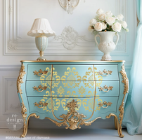 Re Design Décor Transfers® - Kasha - House of Damask (gold) ca 46x61 cm