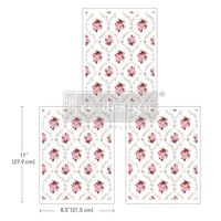 Re Design Décor Transfers® - Blush Bouquet - A4 (3-pack)