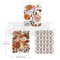 Re Design Décor Transfers® - Classic Peach - A4 (3-pack)
