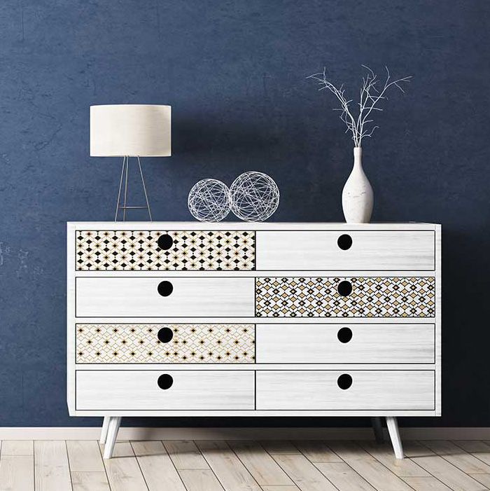 TRANSFERMOTIV - Re Design Décor Transfer - Moroccan Diamonds (3-pack)