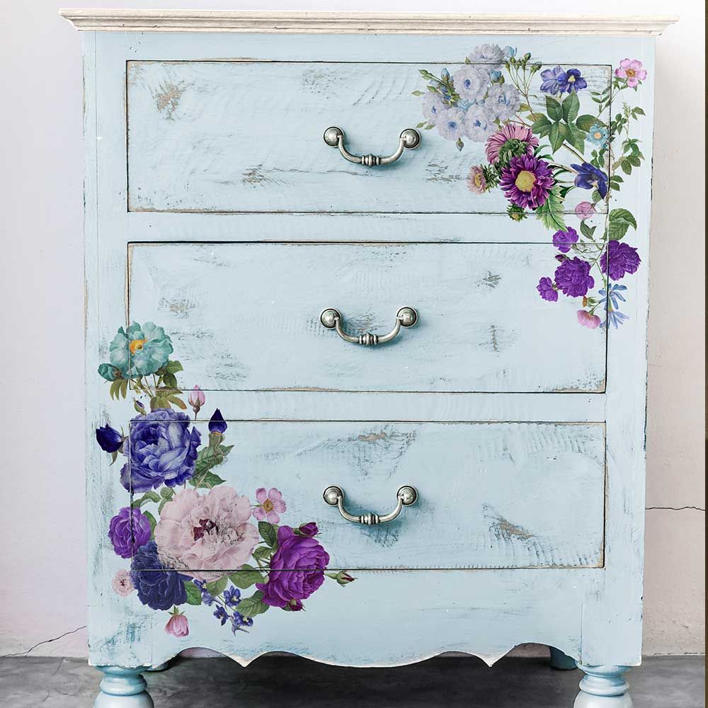 TRANSFERMOTIV - Re Design Décor Transfer - Opulent Florals (3-pack)