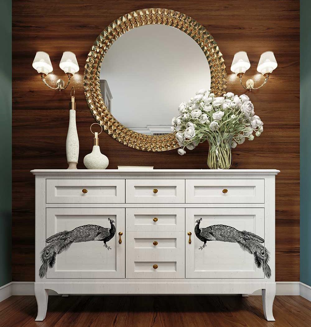 TRANSFERMOTIV - Re Design Décor Transfer - Regal Peacock (3-pack)