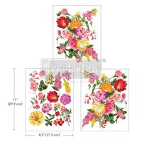 Re Design Décor Transfers®- Sunny Glow - A4 (3-pack)