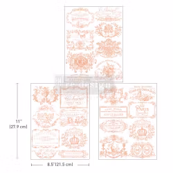 Re Design Décor Transfers®- Vintage Labels lll - A4 (3-pack)