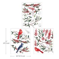 Re Design Décor Transfers®- Winterberry - A4 (3-pack)