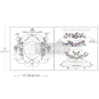 Re Design Décor MAXI Transfers®- Maison de Paris - ca 30x30cm (2-pack)