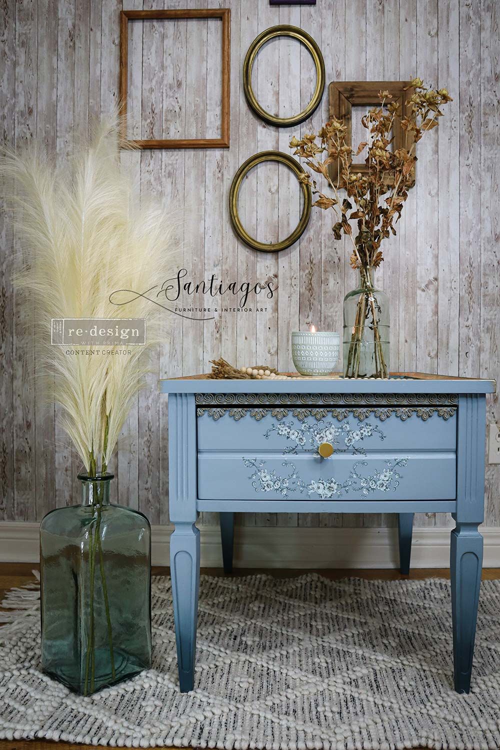 TRANSFERMOTIV - Re Design Décor MAXI Transfer - Minty Roses