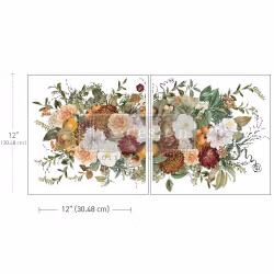 Re Design Décor MAXI Transfers®- Autumnal Bliss - ca 30x30cm (2-pack)