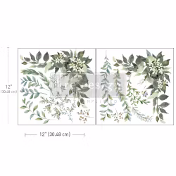 Re Design Décor MAXI Transfers®- Country Charm - ca 30x30cm (2-pack)