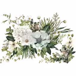 Re Design Décor Transfers® - Froggy Meadow Greens ca 61x89cm
