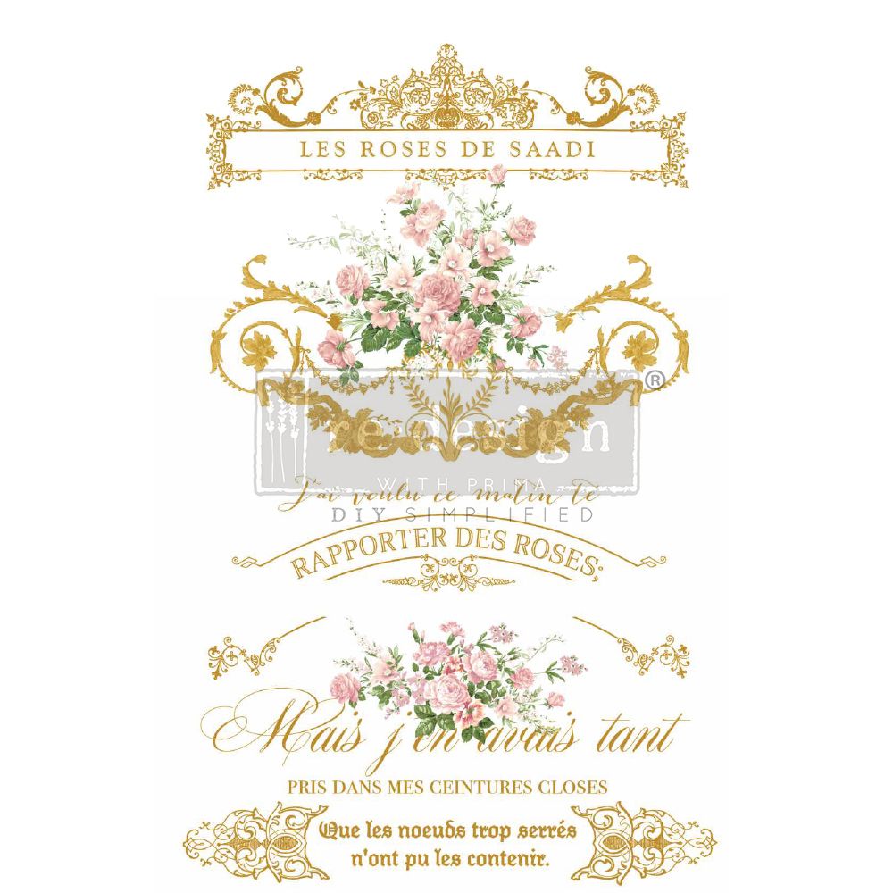 TRANSFERMOTIV - Design Décor Transfer - Les Roses 667214