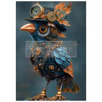 Re Design - A1 Decoupage Fiber Paper - Azure Aviator 59x84cm