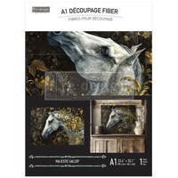 Re Design - A1 Decoupage Fiber Paper - Majestic Gallop 59x84cm