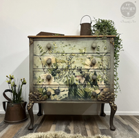 Re Design - A1 Decoupage Fiber Paper - Froggy Meadow Greens 59x84cm