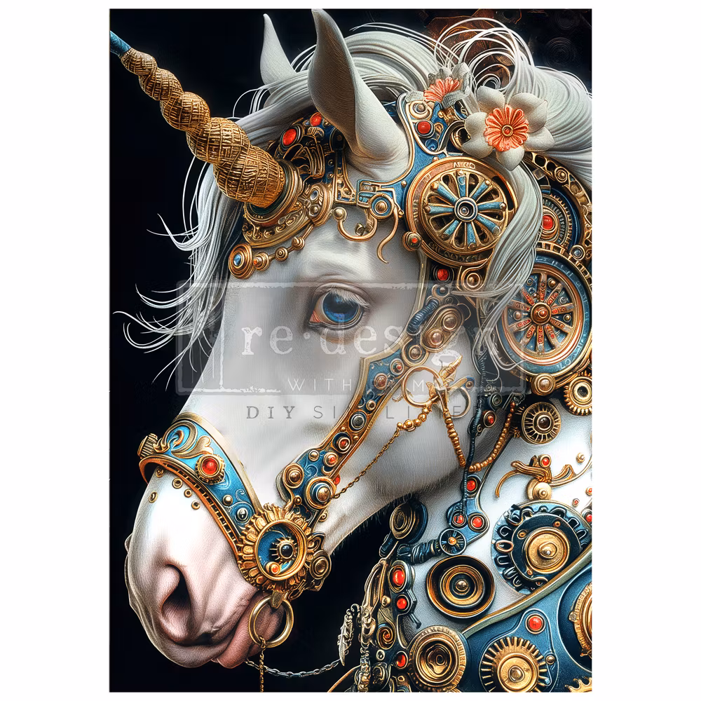 DECOUPAGEPAPPER - Re Design - A1 Decoupage Fiber Paper - Technicorn