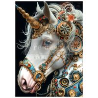 Re Design - A1 Decoupage Fiber Paper - Technicorn 59x84cm