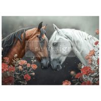 Re Design - A1 Decoupage Fiber Paper - Wild Hearts 59x84cm